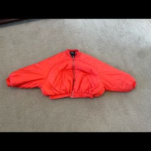 Zara cropped puffy jacket